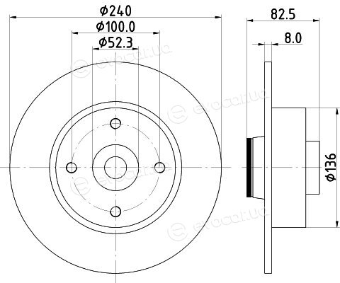 Hella Pagid 8DD 355 123-241