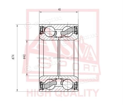 Asva DAC40740040