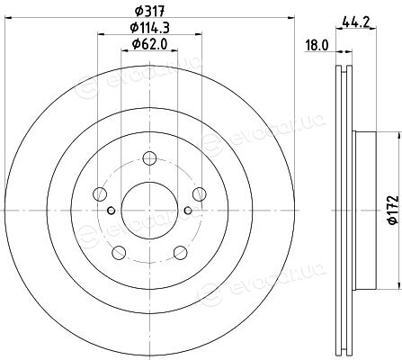 Hella Pagid 8DD 355 134-961