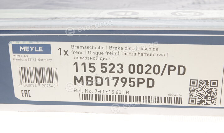 Meyle 115 523 0020/PD