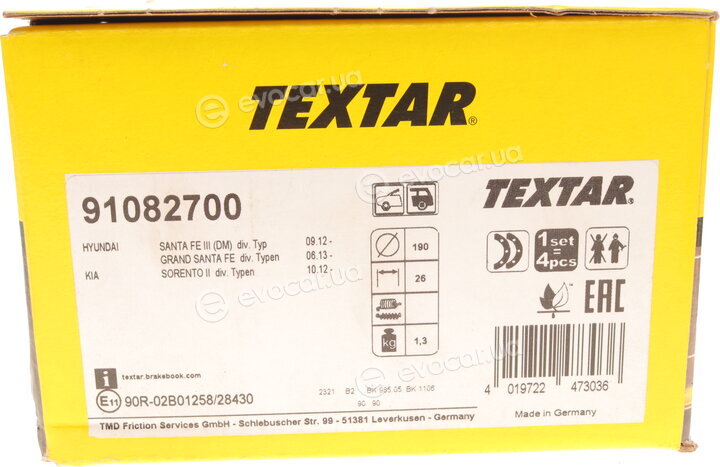Textar 91082700
