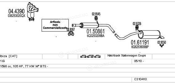 MTS C310410024025