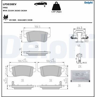 Delphi LP5038EV