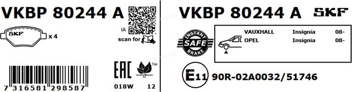SKF VKBP 80244 A