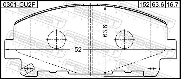 Febest 0301-CU2F