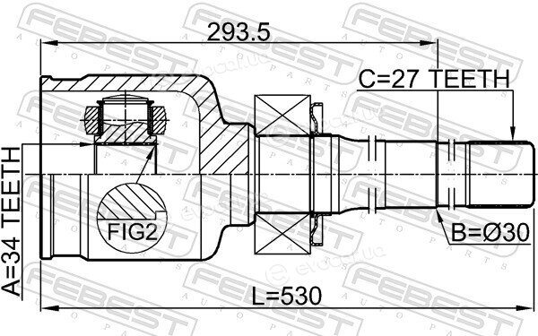 Febest 3511-NL34WDRH