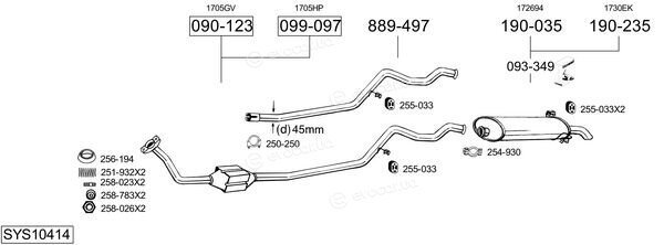 Bosal SYS10414