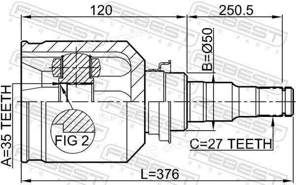 Febest 0411-CW5RH