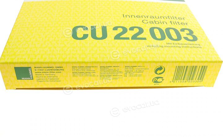 Mann CU 22 003