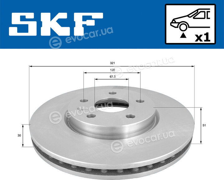SKF VKBD 80360 V1
