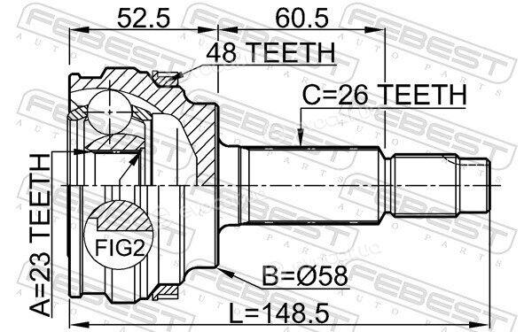 Febest 0110-077A48