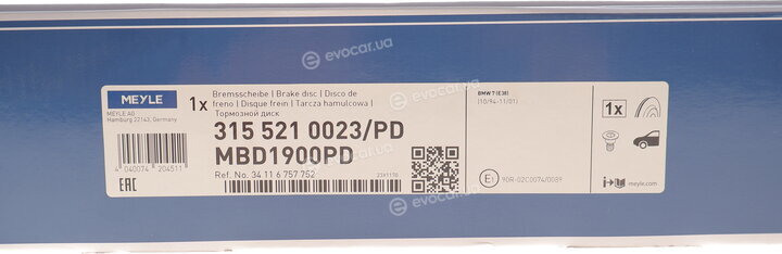 Meyle 315 521 0023/PD