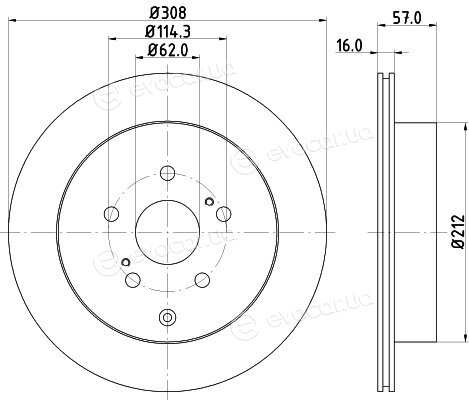 Hella Pagid 8DD 355 116-781