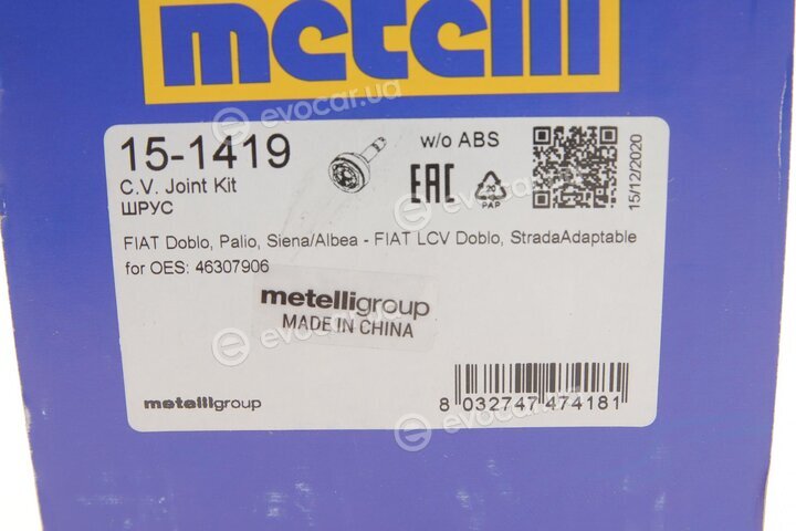 Metelli 15-1419