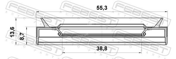 Febest 95PES-40550914C