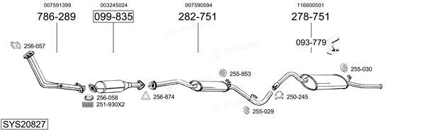 Bosal SYS20827