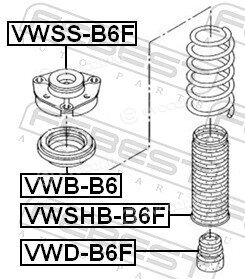 Febest VWSHB-B6F