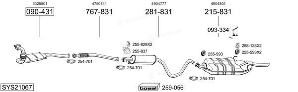 Bosal SYS21067