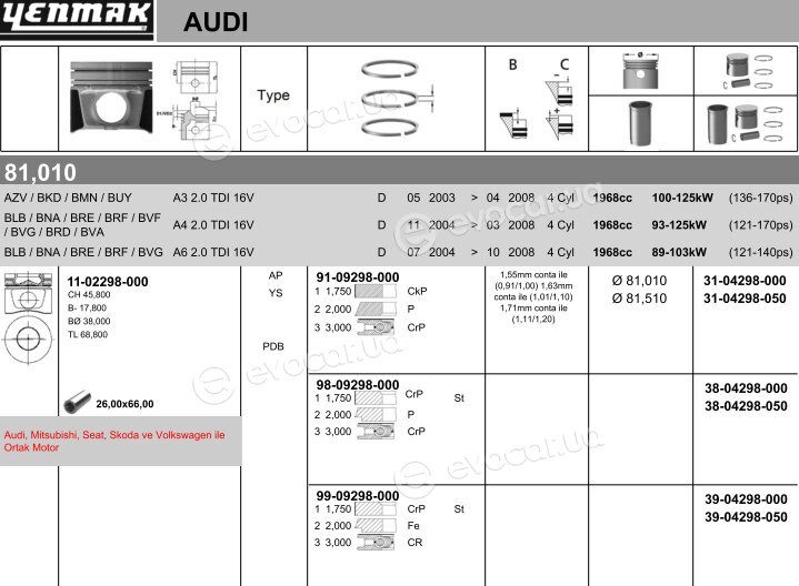 Yenmak 31-04298-000