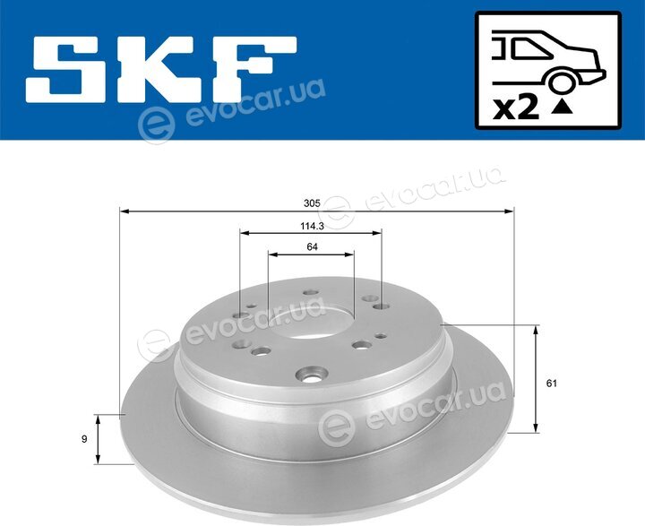 SKF VKBD 90325 S2