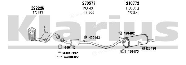 Klarius 631018E