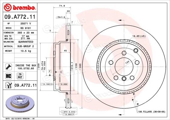 Brembo 09.A772.11