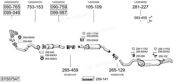 Bosal SYS07547