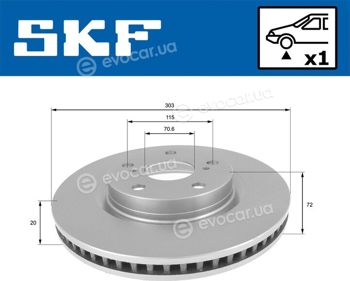 SKF VKBD 80129 V1