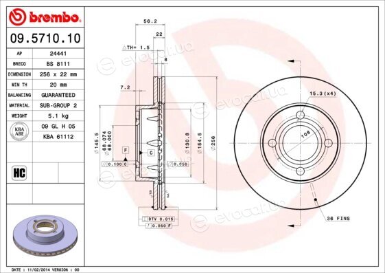 Brembo 09.5710.10