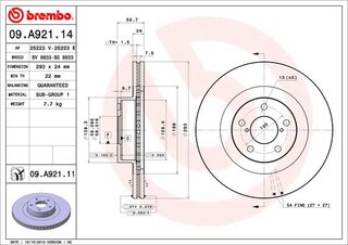 Brembo 09.A921.11