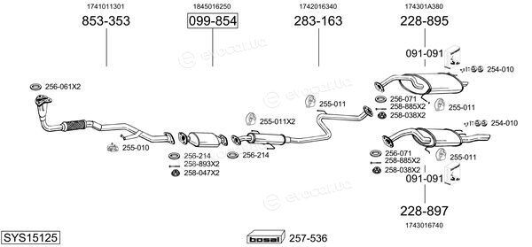 Bosal SYS15125