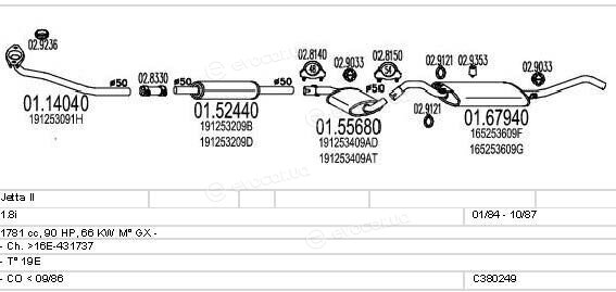 MTS C380249003065