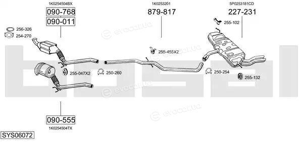 Bosal SYS06072