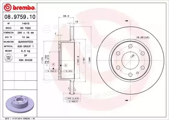 Brembo 08.9759.10