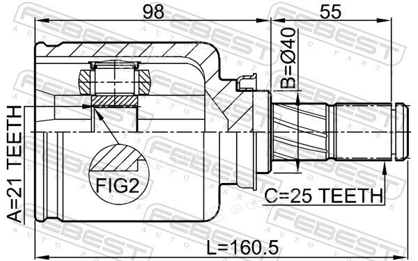 Febest 0211-E11AT