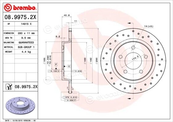 Brembo 08.9975.2X