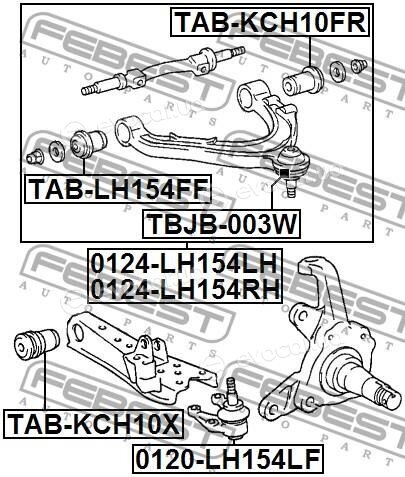 Febest TAB-KCH10X
