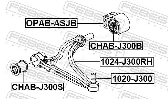 Febest 1024-J300RH