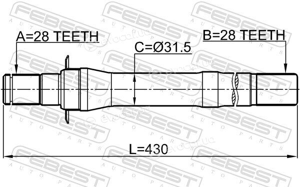 Febest 1212-IX35AT6