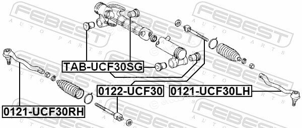 Febest 0121-UCF30LH