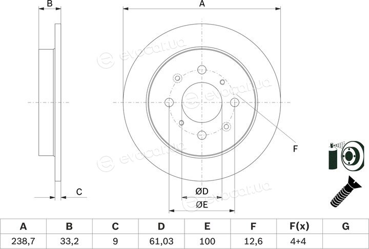 Bosch 0 986 479 F34