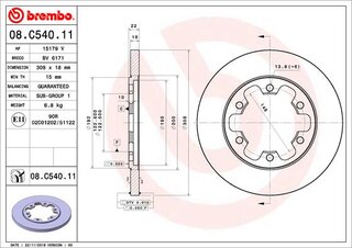 Brembo 08.C540.11