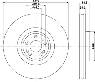 Hella Pagid 8DD 355 135-201