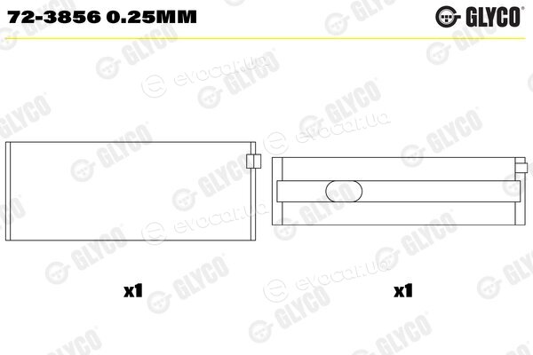 Glyco 72-3856 0.25mm