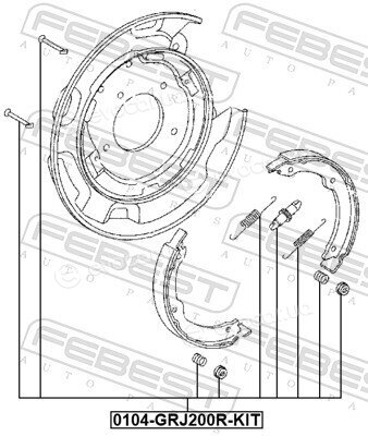 Febest 0104-GRJ200R-KIT