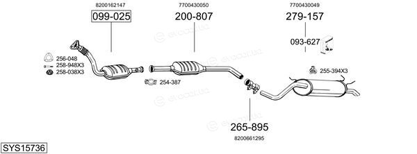 Bosal SYS15736