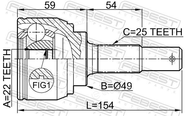 Febest 0210-C11X