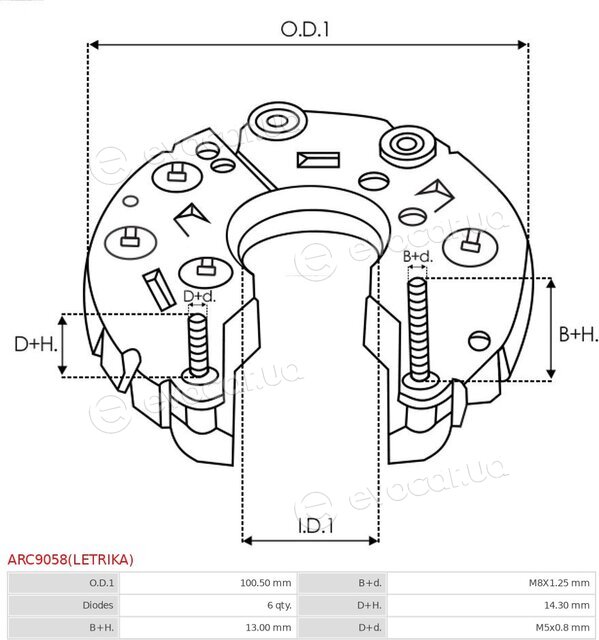 AS ARC9058(LETRIKA)