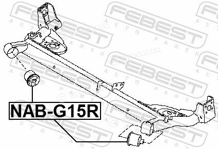 Febest NAB-G15R