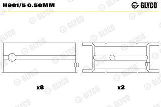 Glyco H901/5 0.50mm